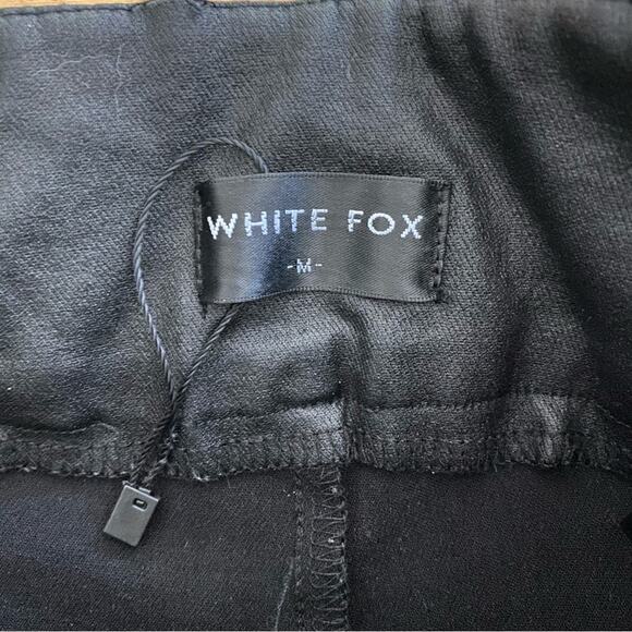White Fox Boutique - Acting Out Pants in Black with Silver - Picture 5 of 7